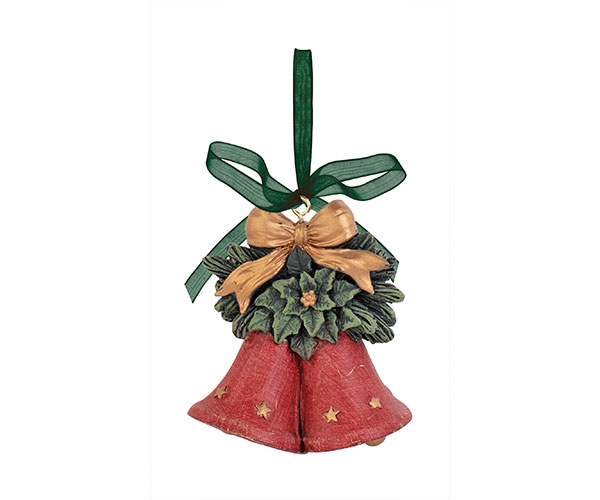 ADDOBBO CAMPANELLE ROSSE DA AP H.80 MM