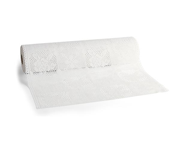 ROTOLO PIZZO QUADRI BIANCO