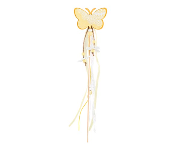 SET.4 STICK FARFALLA GIALLA