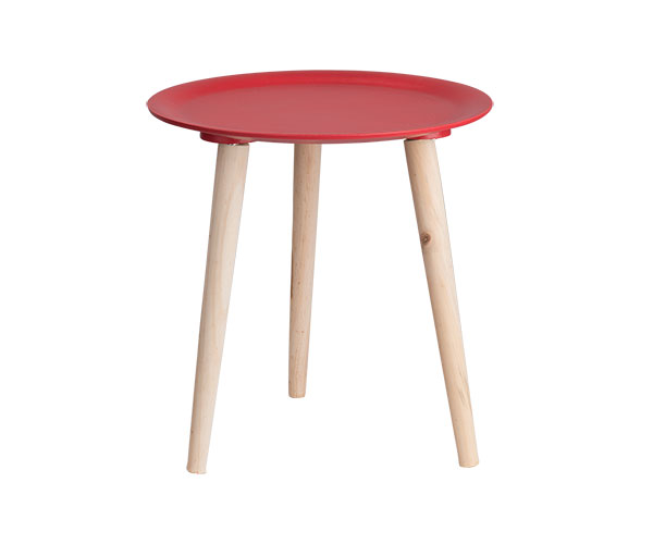 TAVOLINO ROSSO D.380X395 MM