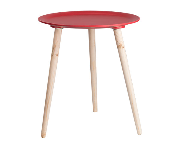 TAVOLINO ROSSO D.480X550 MM