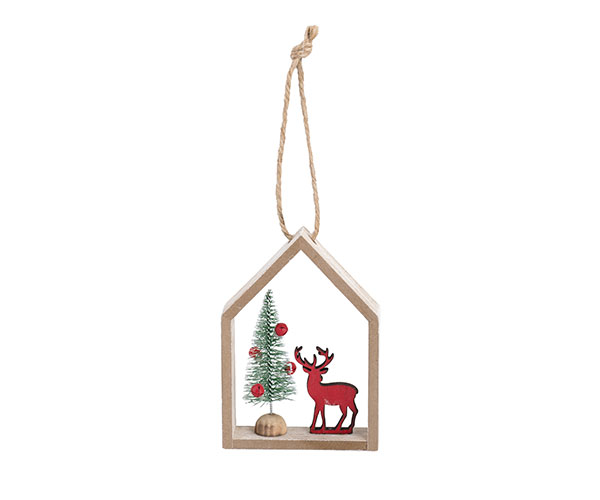 CASETTA CON RENNA DA APP. 95X25X135 MM