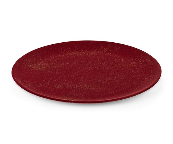VASSOIO FLOCCATO BORDEAUX GLIT D.550 MM