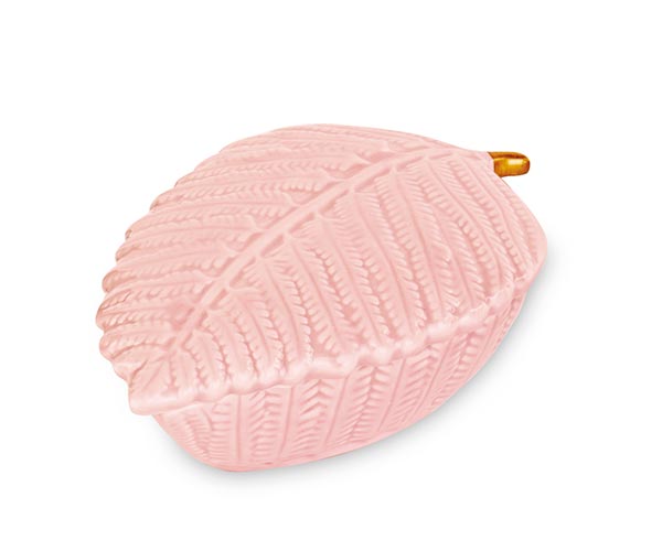 CONTENITORE FOGLIA ROSA