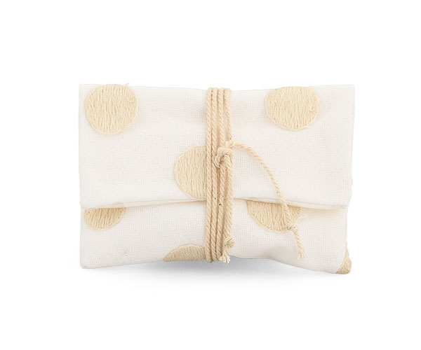 BUSTA BIANCA POIS 110X80 MM