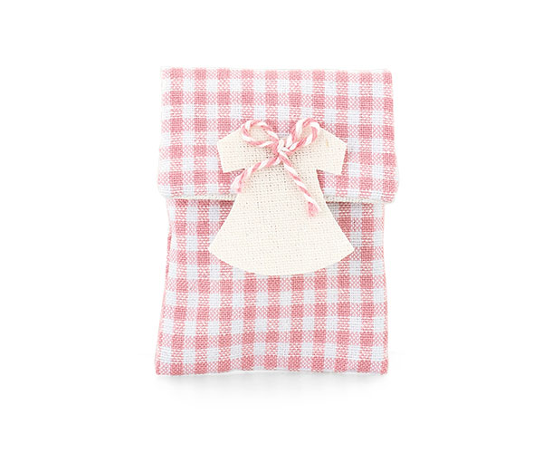 BUSTA BABY SHOWER ROSA 65X85 MM