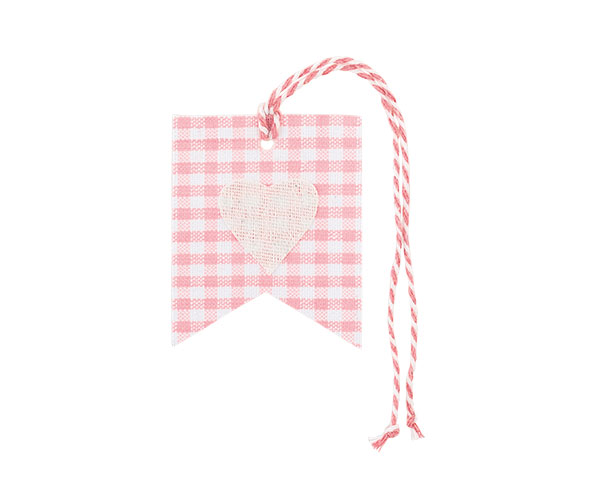 SET 10 BANø QUADRETTI ROSA 54X67 MM