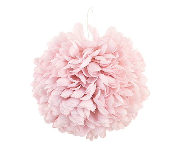 SFERA PETALI TESSUTO ROSA