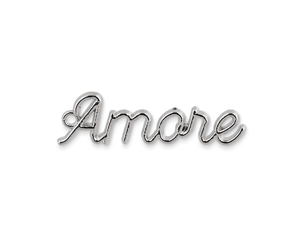 DECORO AMORE ARGENTO 44 MM