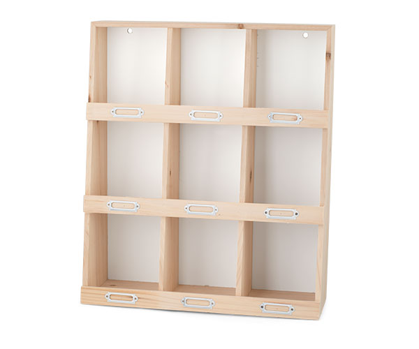 DISPLAY LEGNO 9 CASELLE