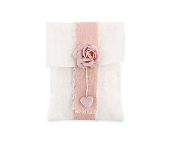 BUSTA CON ROSA SOFT ROSA