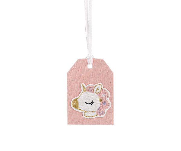 SET 12 TAG UNICORNO RICAMATO