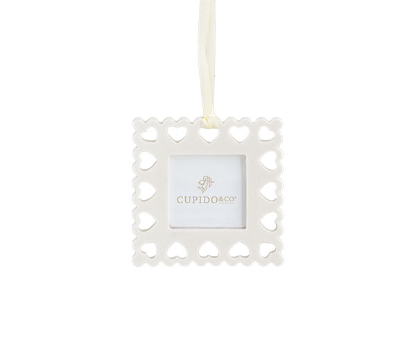 PORTAFOTO C/CUORI DA APP. 60X60 MM
