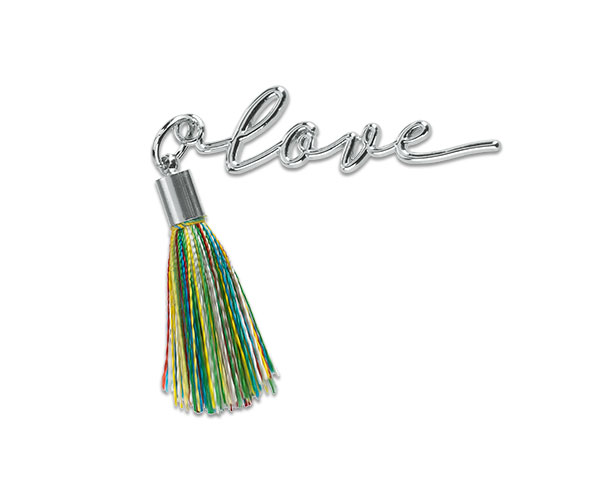 DECO LOVE C/NAPPA ARCOBALENO 45 MM