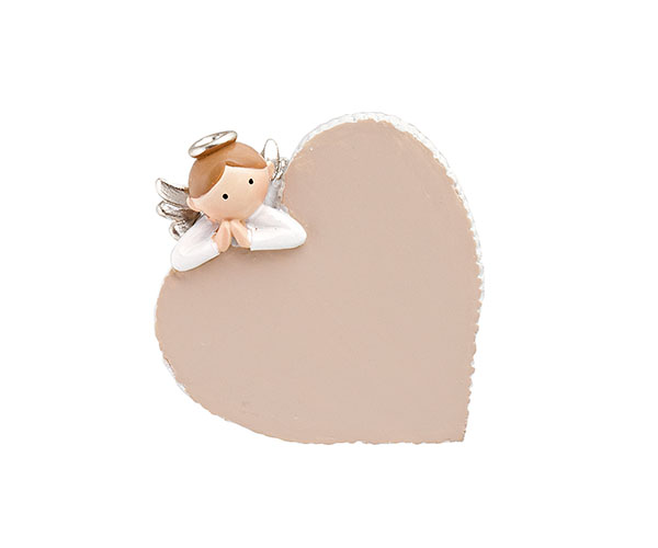 CUORE MAGNETE CON ANGELO POIS 45 MM