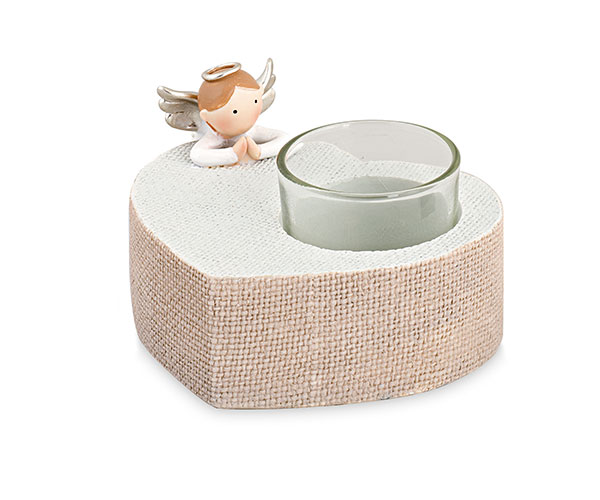 CUORE PORTA T-L CON ANGELO 110X90X40 MM