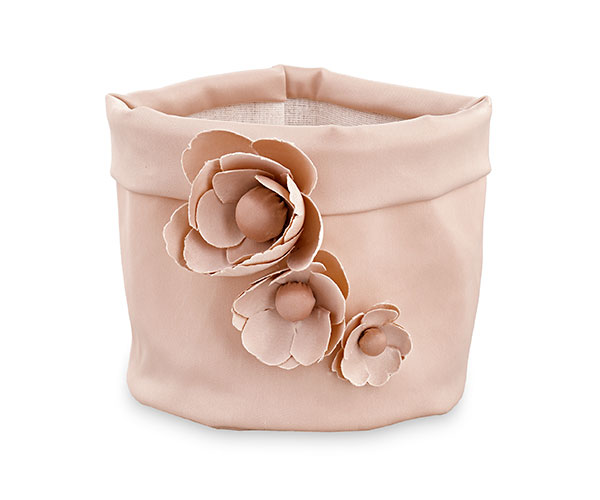 SACCOCCIO SATIN CIPRIA CON FIORI