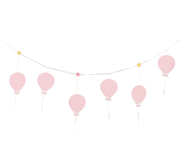 FILO 6 PALLONCINI ROSA