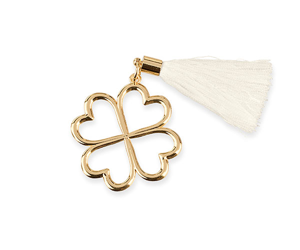 QUADRIF.ORO NAPPA BIANCA DA AP ø 40 MM