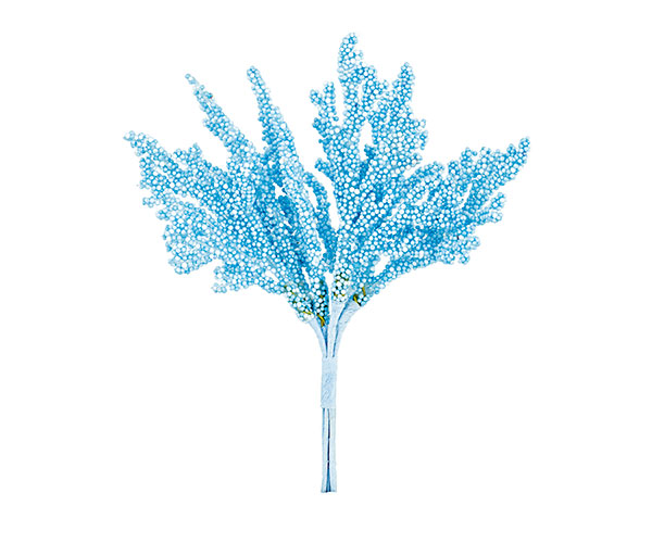 MAZZETTO 6 CORALLI AZZURRI 140 MM