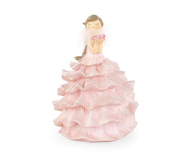 DAMA VESTITO ROSA ø 160XH.210 MM