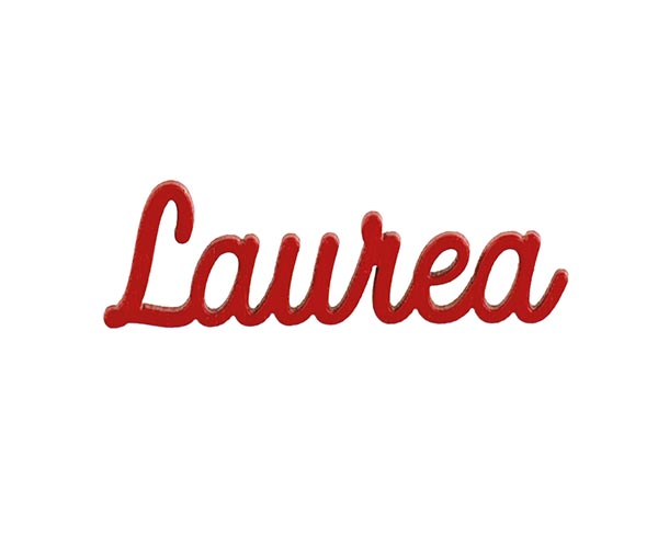 DECORO "LAUREA" ROSSO