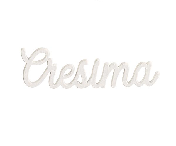 DECORO "CRESIMA" BIANCO