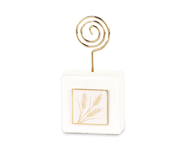 SEGNAPOSTO SPIGHE BIANCO/ORO