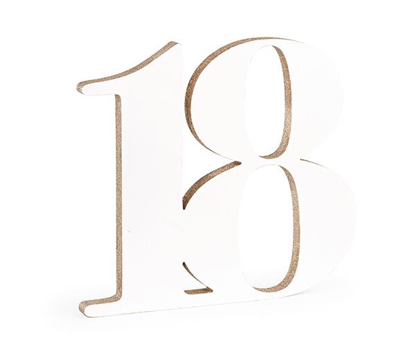  18 LEGNO BIANCO/GLITTER CHAMP. 