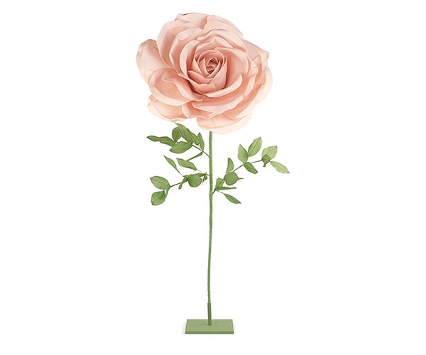 ROSA ROSA CON STELO