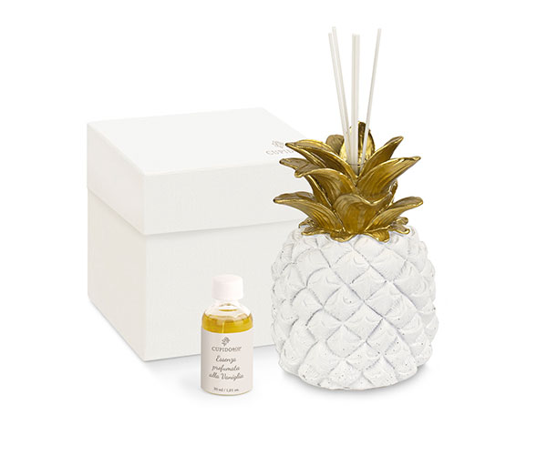DIFFUSORE ANANAS CON 5 STICKS CON SCATOLA
