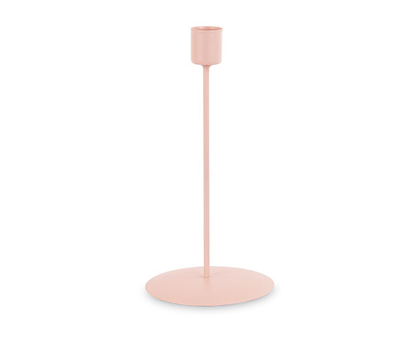 CANDELABRO METALLO ROSA