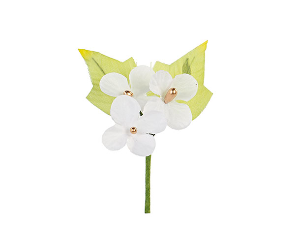 MAZZ.3 FIORELLINI BIANCHI H.80 MM