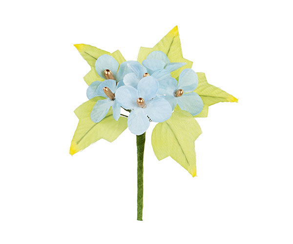 MAZZ.6 FIORELLINI AZZURRI H.100 MM