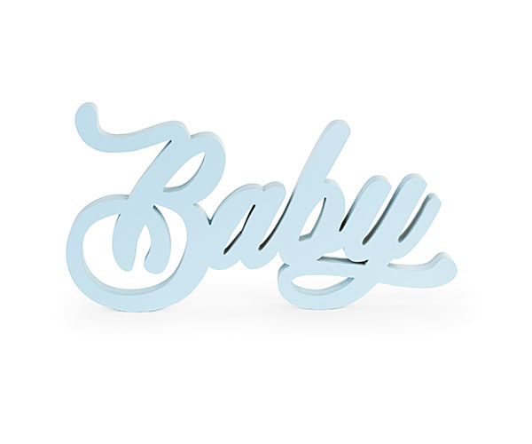 SCRITTA BABY AZZURRA