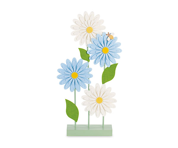 TOTEM 4 FIORI CELESTI/BIANCHI