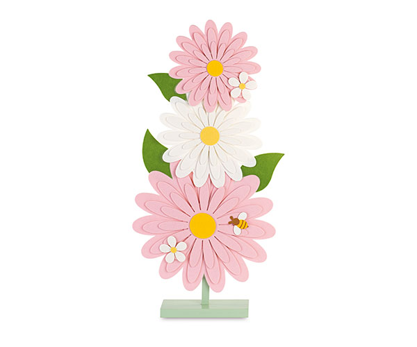 TOTEM 3 FIORI ROSA/BIANCHI
