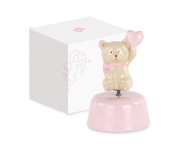 ORSETTA ROSA CARILLON CON SCATOLA