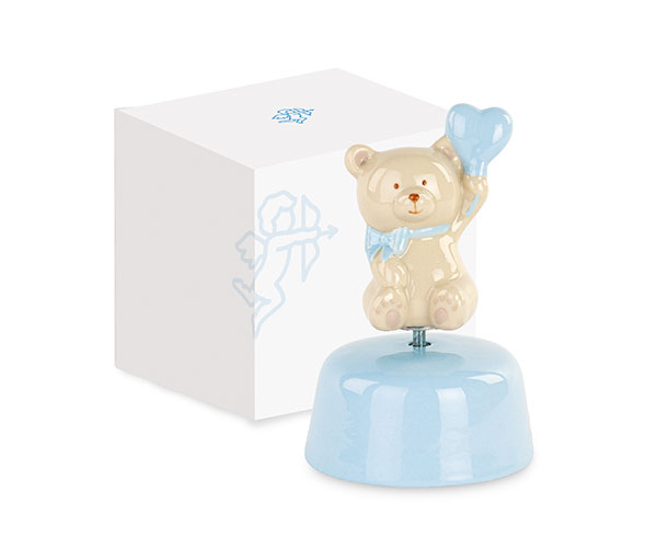 ORSETTO AZZURRO CARILLON CON SCATOLA