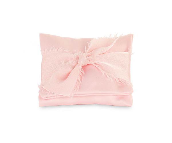 BUSTINA RASO ROSA CON NASTRO