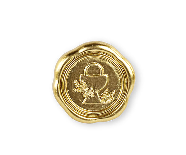 CERALACCA ORO C/CALICE+ADESIVO ø 35 MM