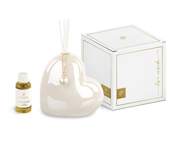 CUORE PERLATO DIFFUSORE AMBRA 30ML