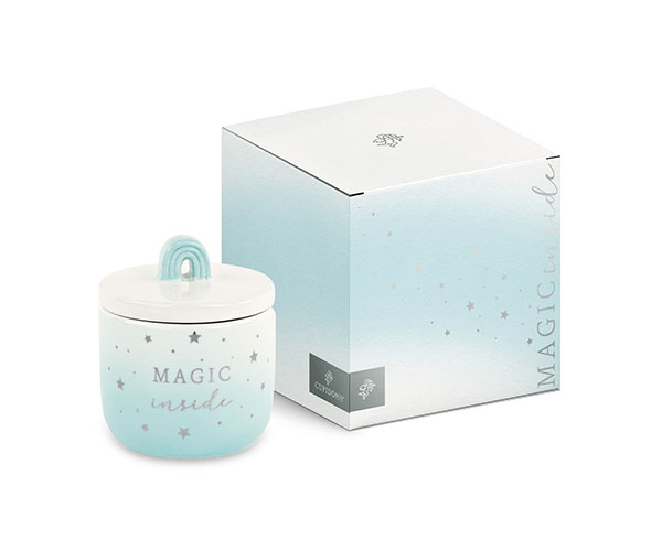 CANDELA ARCOBALENO AZZURR.CON SCATOLA