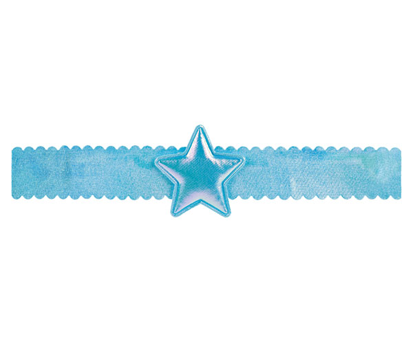 FASCETTA AZZURRA CON STELLA