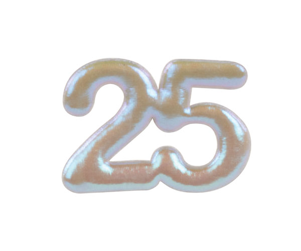SET 12 25 ARGENTO CON ADESIVO