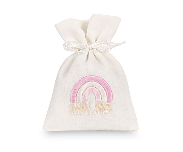 SACCHETTO ARCOBALENO ROSA