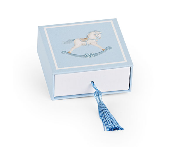 SCATOLA CAVALLINO AZZ. CON NAPPA+INS.