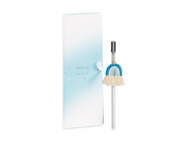 MATITA ARCOBALENO AZZURRO CON BU