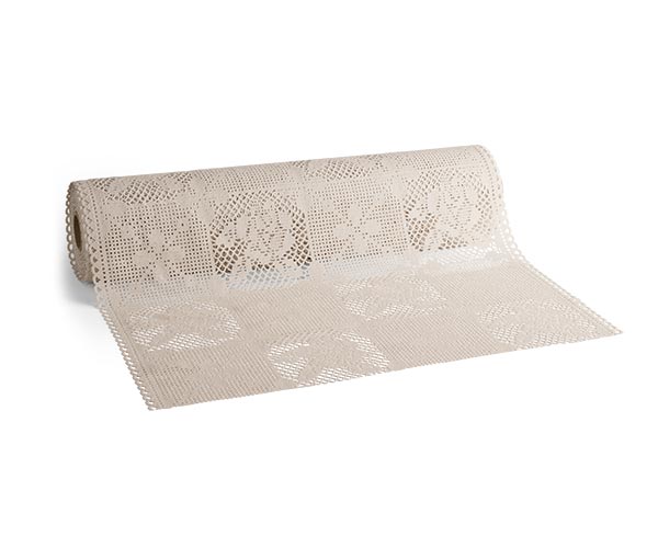 ROTOLO PIZZO QUADRI BEIGE