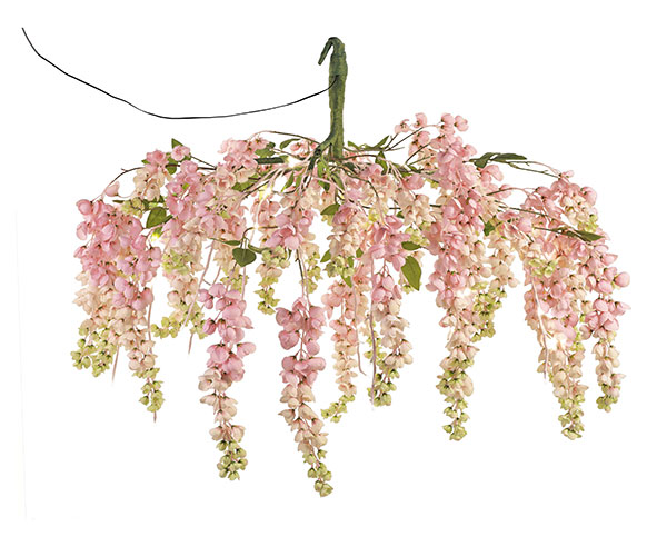LAMPADARIO GLICINE ROSA 72 LED